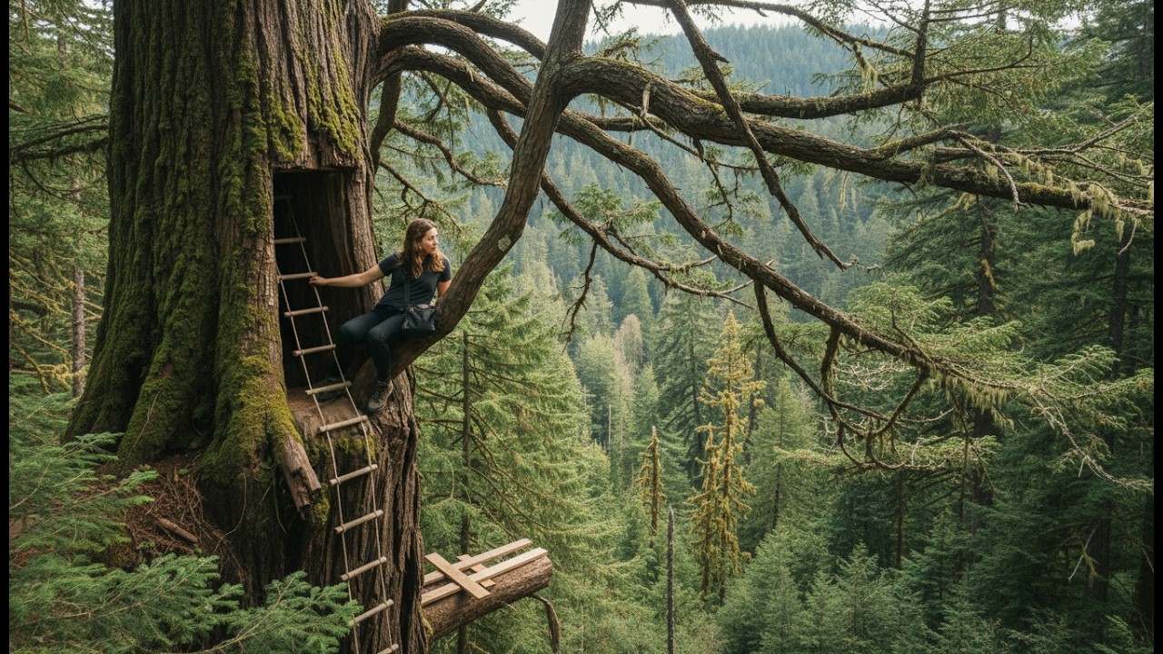Hidden Luxury Treehouse in the Forest… You Won’t Believe What’s Inside