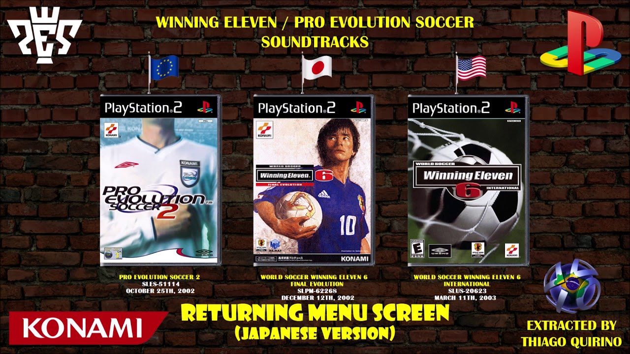 Soundtrack [Winning Eleven 6 Final Evolution, Pro Evolution Soccer 2] Returning Menu Screen (Japan)