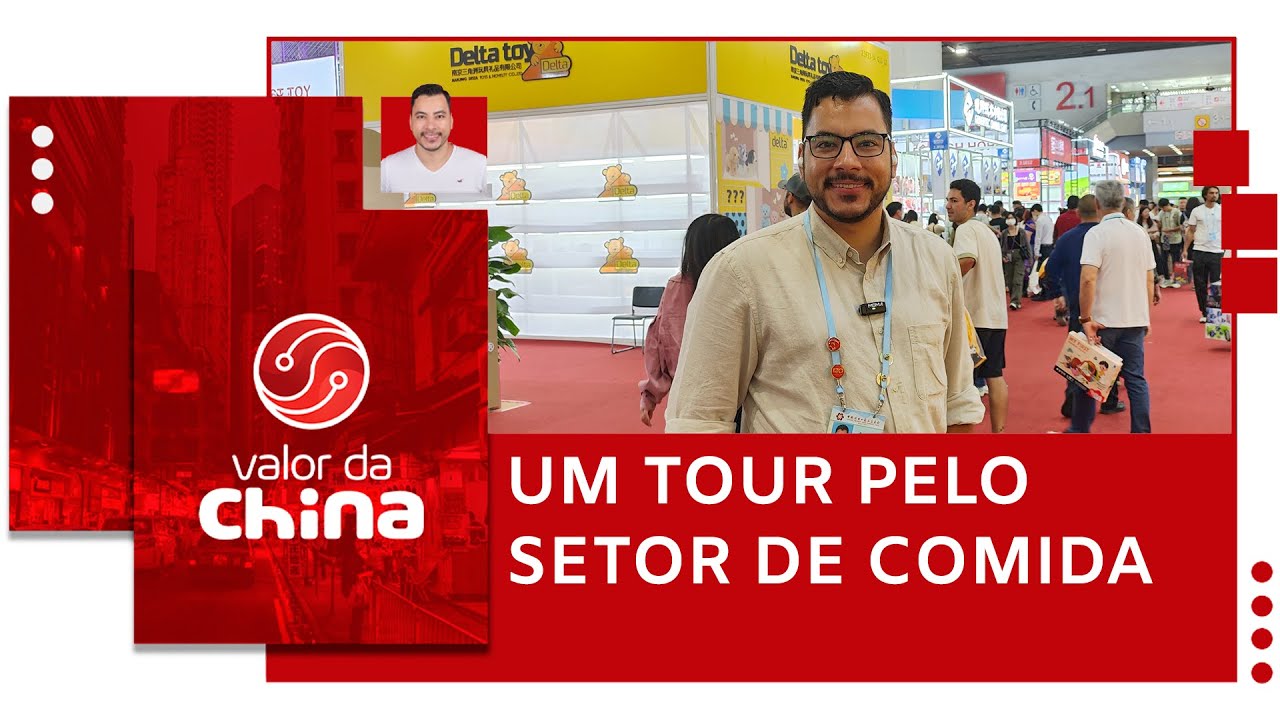 TOUR PELO SETOR DE EXPOSITORES DO RAMO DE ALIMENTOS | Yuri Ribeiro na Canton Fair (Feira de Cantão)
