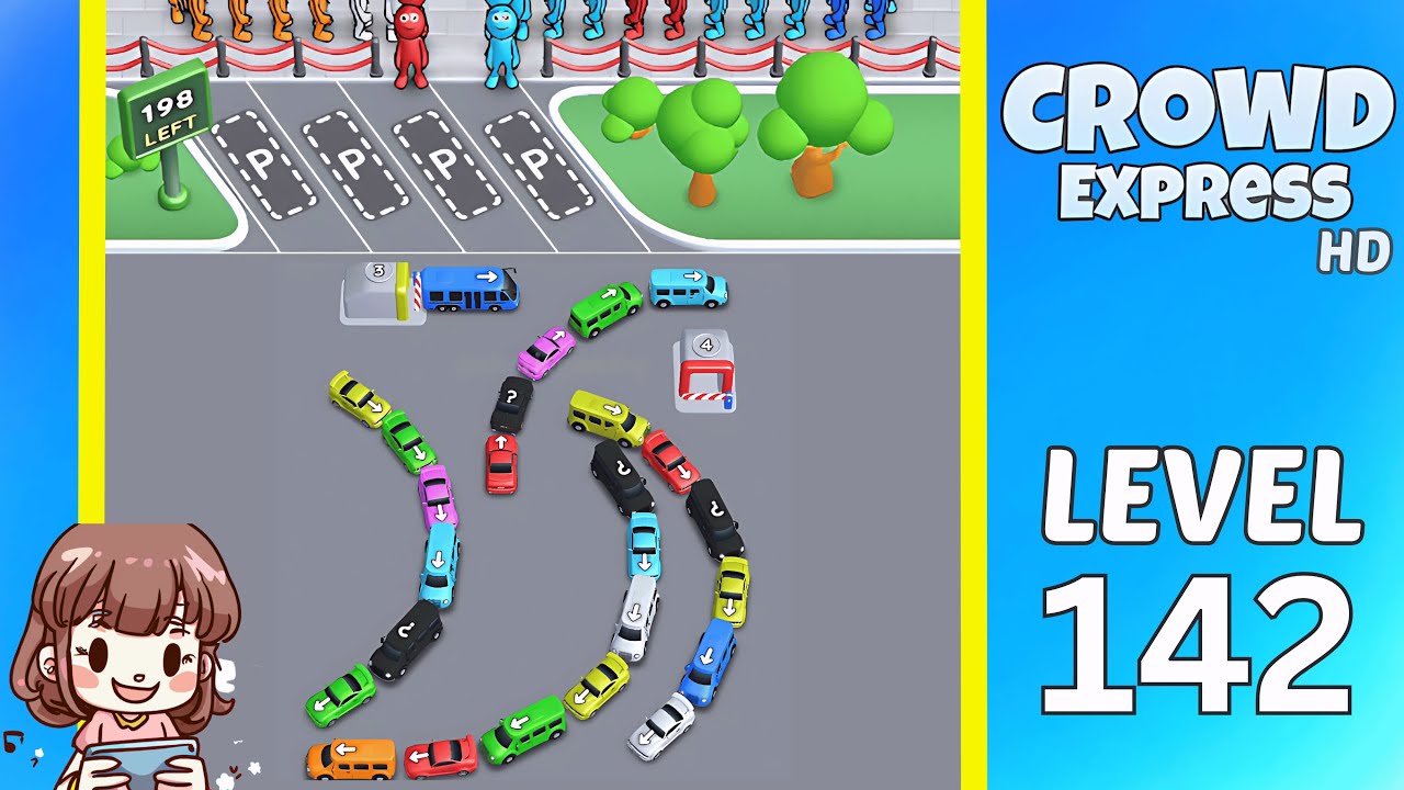Crowd Express Level 142 Solution Walkthrough