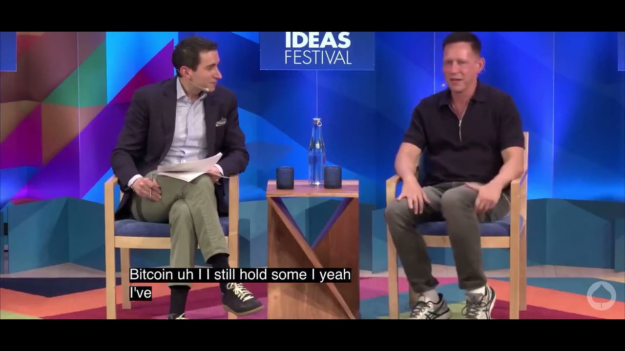 🗣😤 PayPal co-founder Peter Thiel spills the truth: Bitcoin co-opted by BlackRock