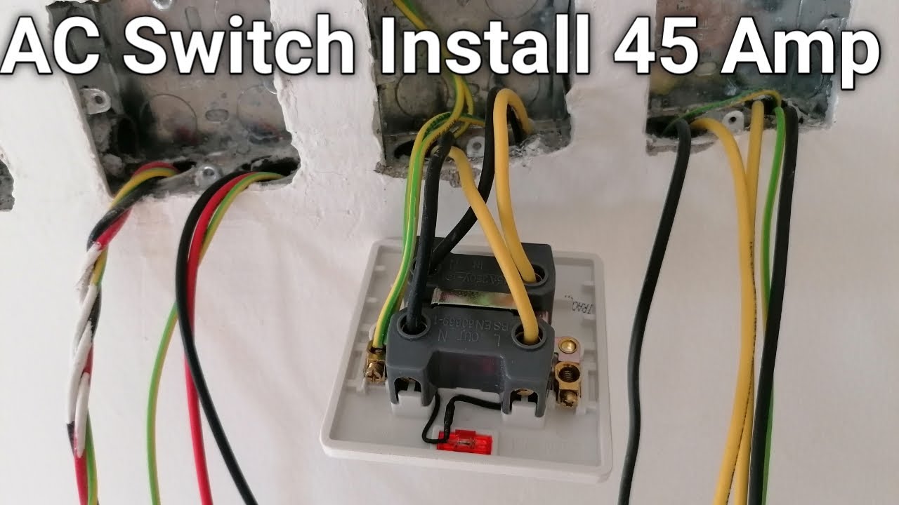 Air Conditioner Switch Connection