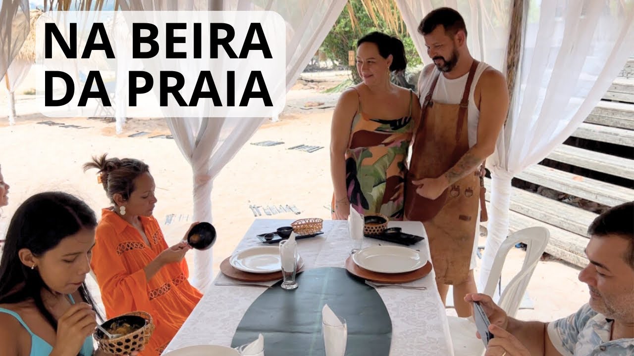 A melhor maneira de comer na AMAZÔNIA peixe assado na beira da praia BELTERRA RIO TAPAJÓS