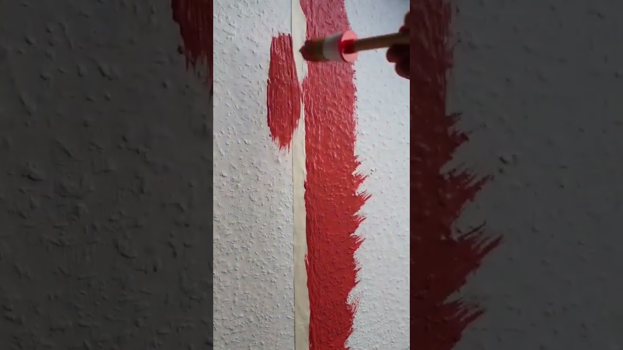 Life Hacks - Paint Wallpaper correctly #shorts