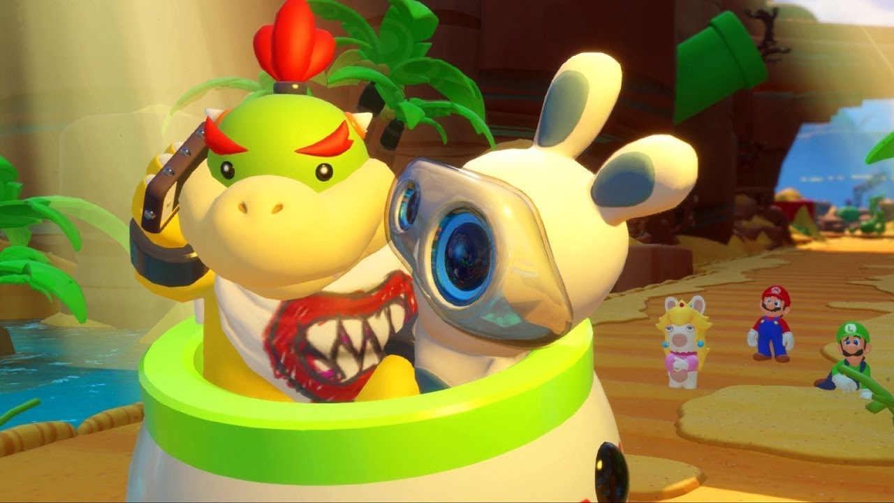 Mario + Rabbids Kingdom Battle Walkthrough Part 4 - World 2 Sherbert Desert