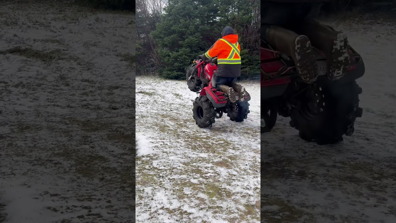 Lifted trike wheelies way too easy 😳