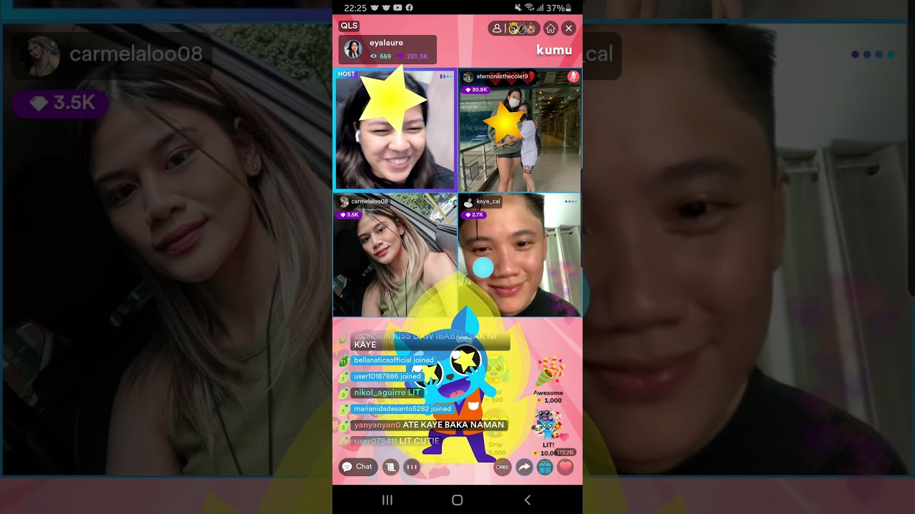 KAYE CAL, MELA TUNAY AT EYA LAURE 