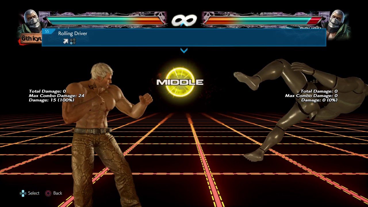 Tekken 7 Bryan Fury Move List(Season 4)