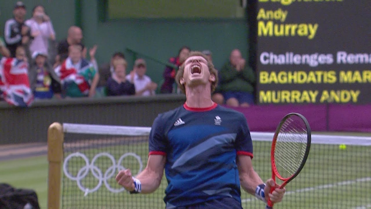 Baghdatis (CYP) v Murray (GBR) Men's Tennis 3rd Round Replay - London 2012 Olympics