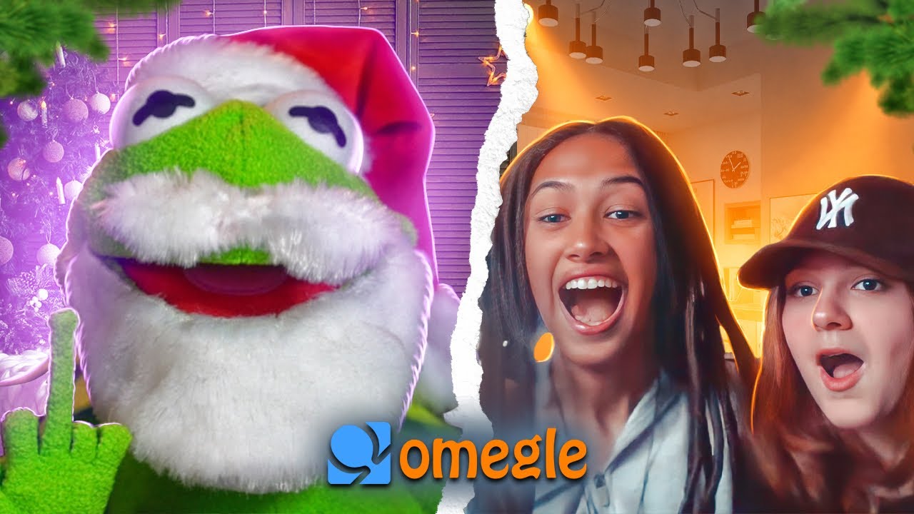Кермит раздаёт подарки на Omegle