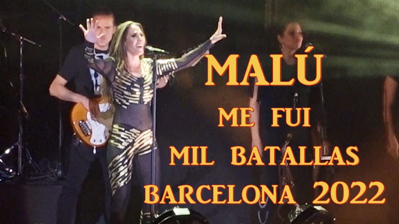 MALÚ  Me Fui , Palau Sant Jordi de Barcelona 30-9-2022