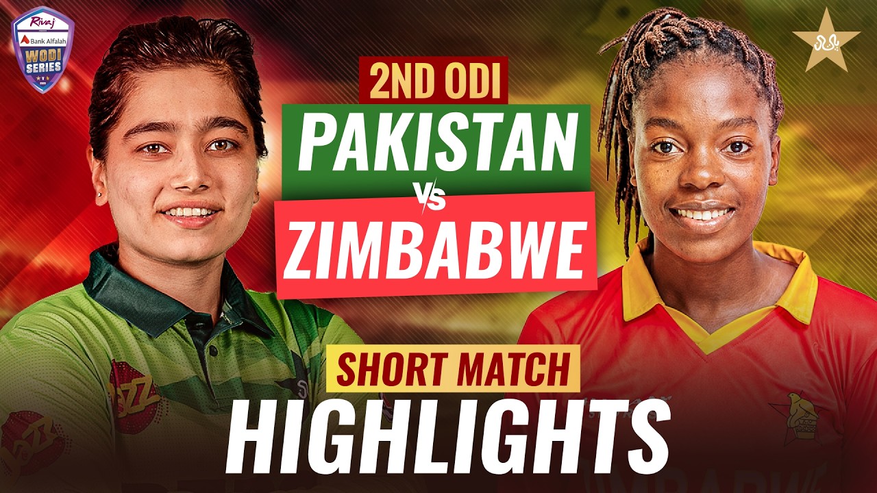 Short Highlights | Pakistan Women vs Zimbabwe Women | Match 02 | ODI Series 2026 | M9H1K