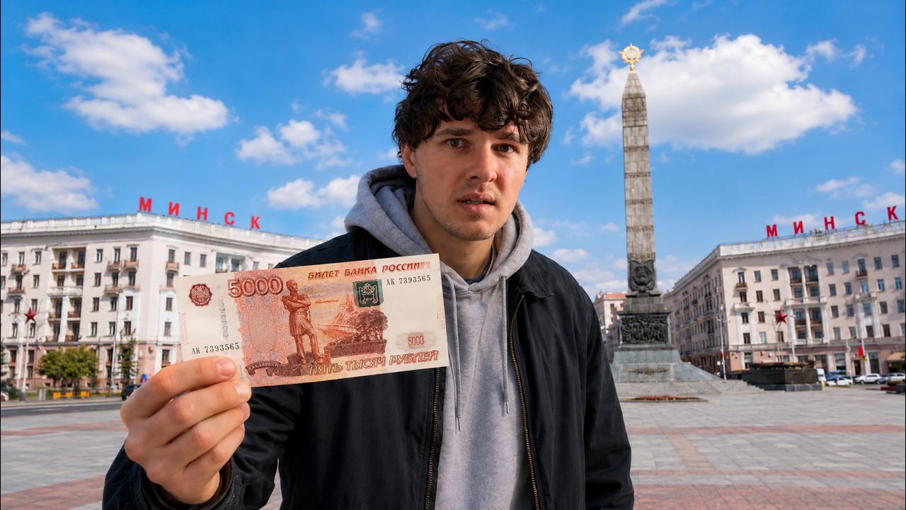 ВЫЖИТЬ в МИНСКЕ на 5000 РУБЛЕЙ? *Потратил все на Драники*