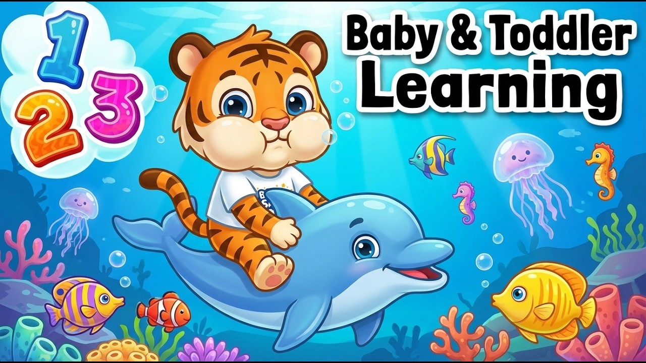 SEA ANIMALS - Learn to Talk - By Baby Say channel