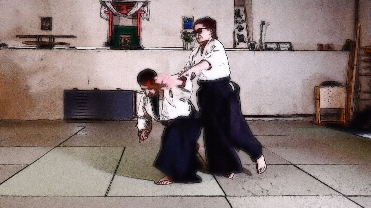Ushiro ryote-dori kokyunage ki no nagare - 後ろ両手取り呼吸投げ氣の流れ - Aikido Virtual Dojo