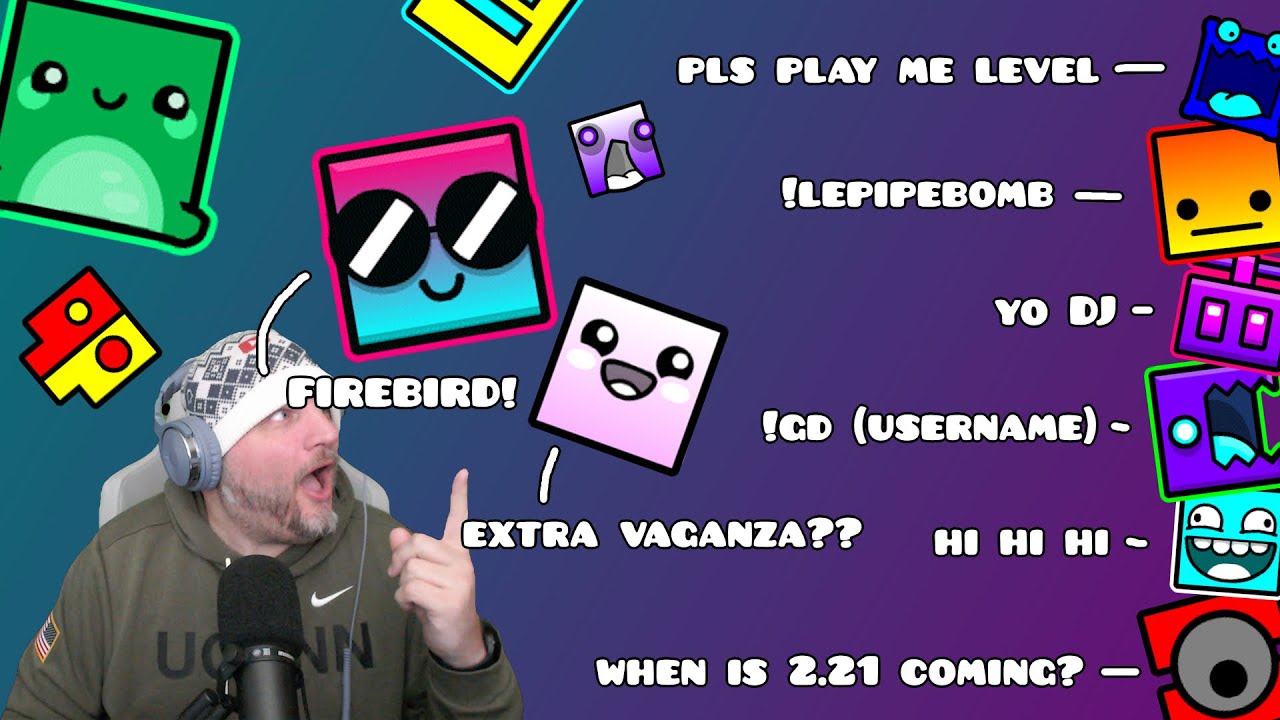 Geometry Dash Viewer Levels LIVE!