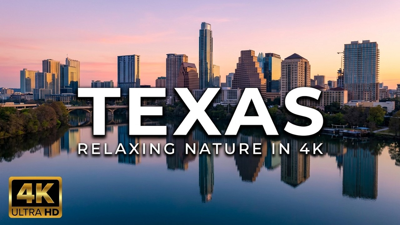 4k 60fps Urban Calm & Wild Beauty: Texas Healing Moments #texas