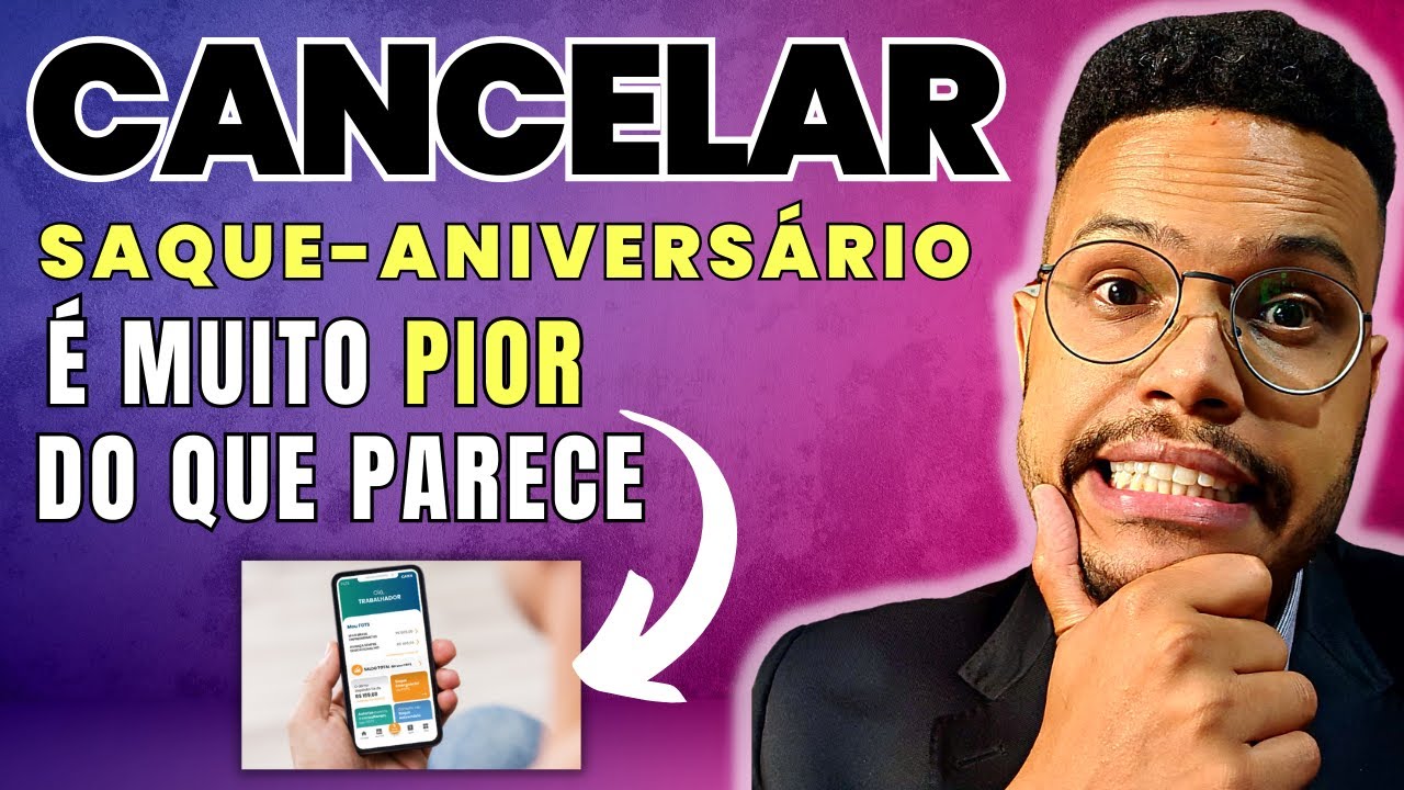 É PIOR AINDA! SAQUE-ANIVERSÁRIO BLOQUEIA SALDO DO FGTS MESMO DEPOIS DE VOLTAR AO SAQUE RESCISÃO