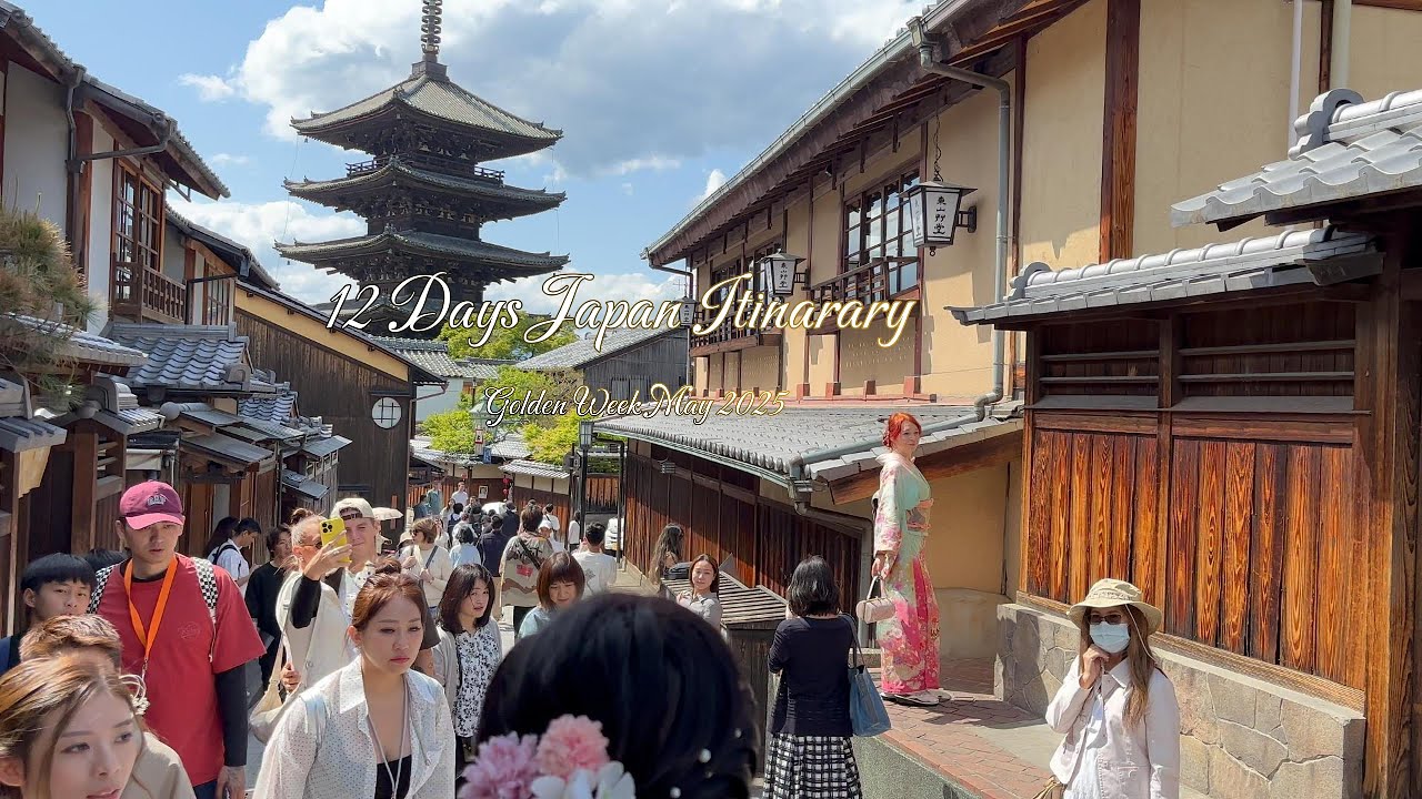 14 days Japan travel itinerary. This is Japan golden week looks like!