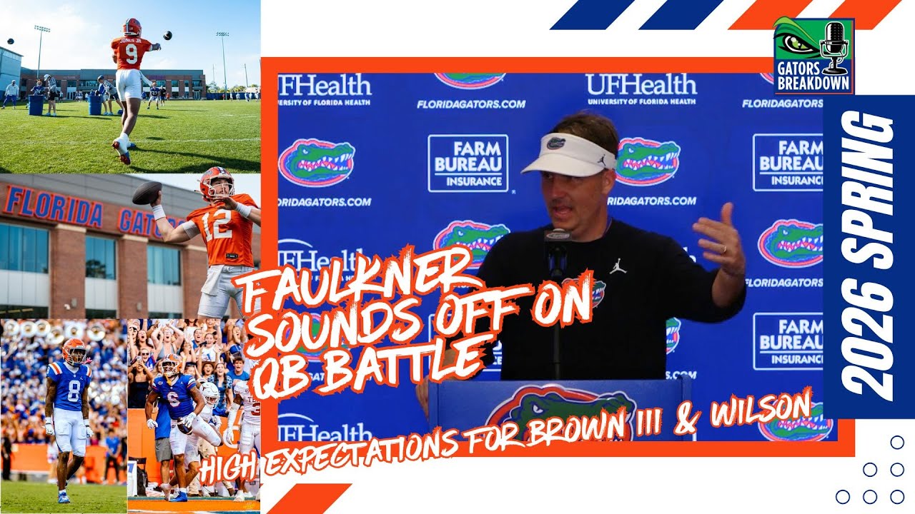 Buster Faulkner Sounds Off: QB Battle + Vernell Brown III, Dallas Wilson, & Florida’s New Offense