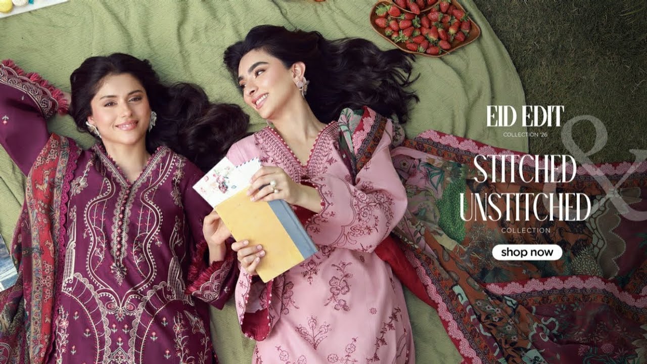 Asim Jofa Eid Edit Unstitched Lawn Collection 2026 | Asim Jofa New Summer Lawn Collection 2026