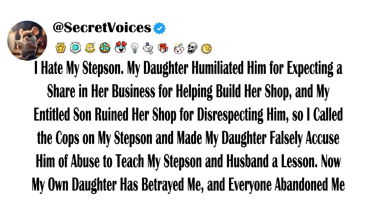 I Hate My Stepson. My Daughter Humiliated Him for Expecting a Share in Her Business for Helping B...