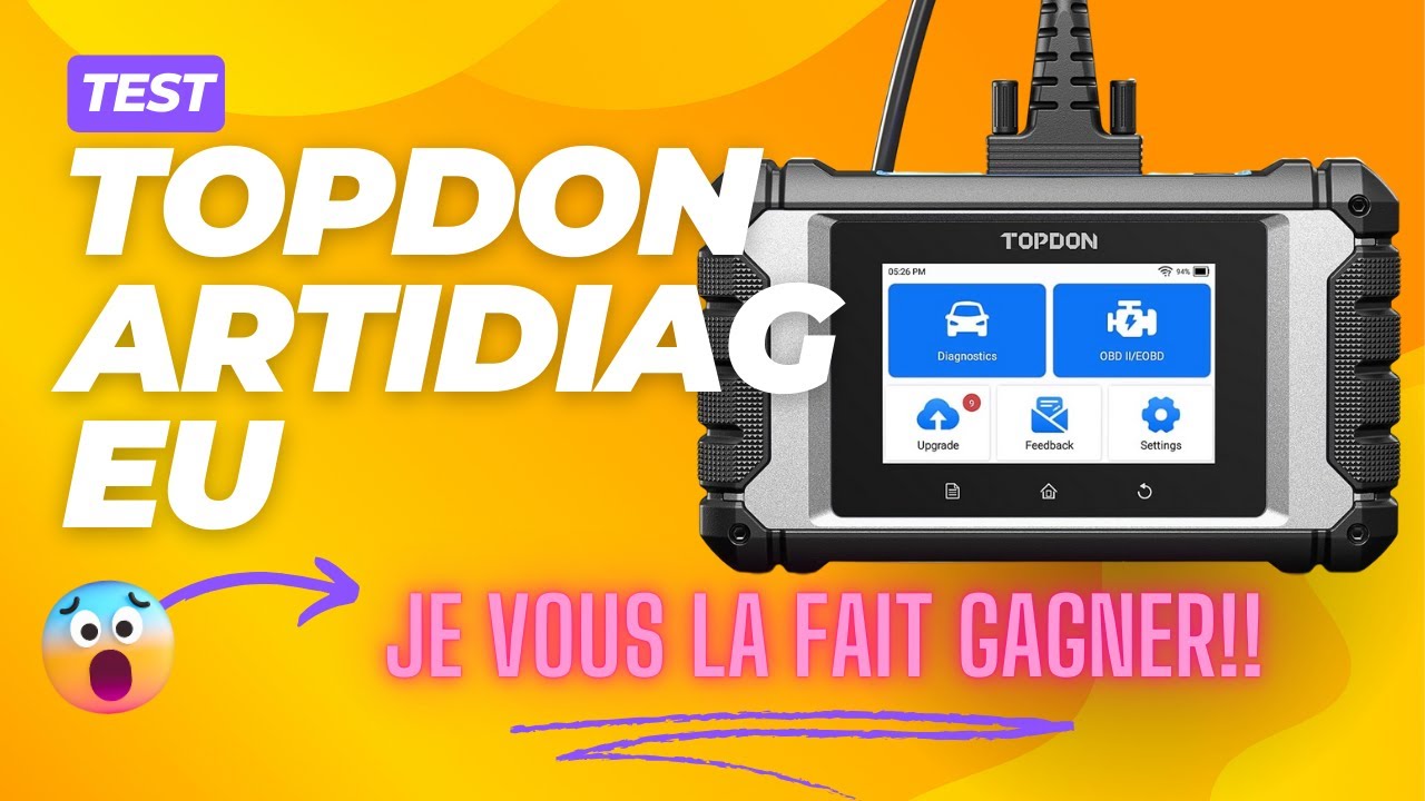 Présentation valise diagnostique Topdon ARTIDIAG EU: vraiment pas mal pour les allemandes