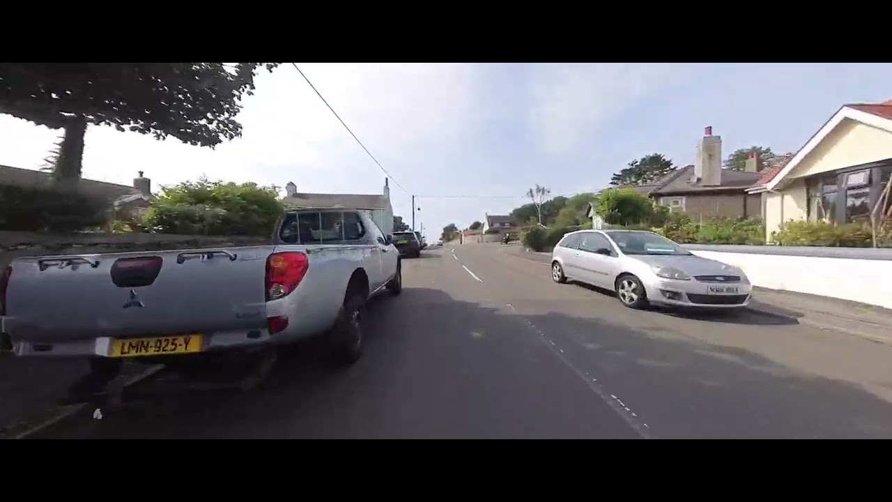 Cycling around Port St Mary
