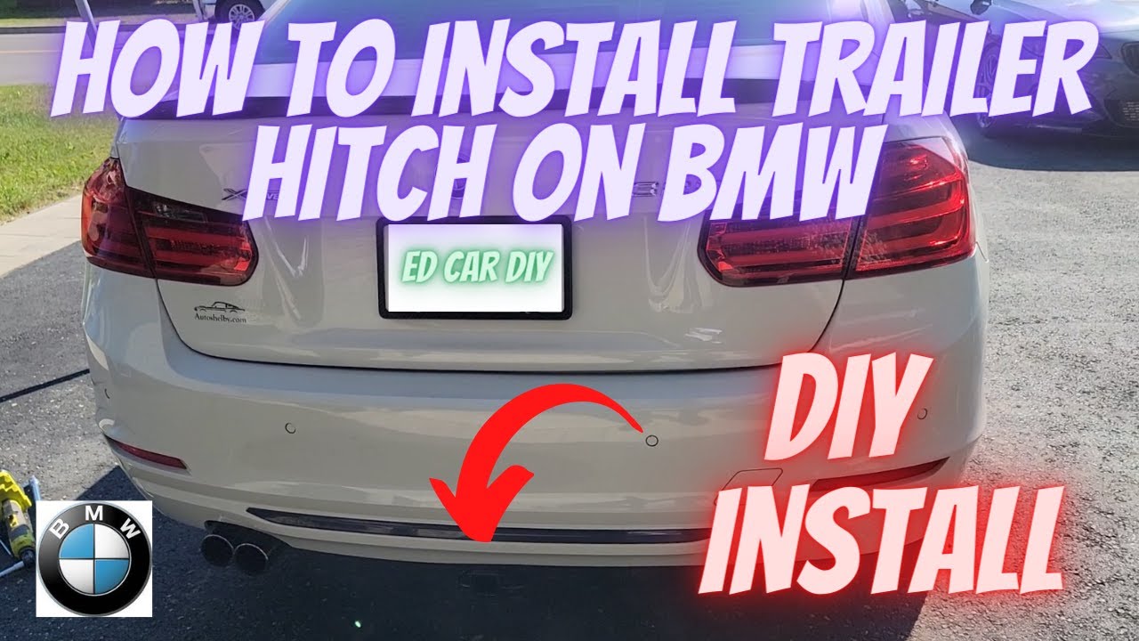 BMW trailer hitch installation (f30 series)