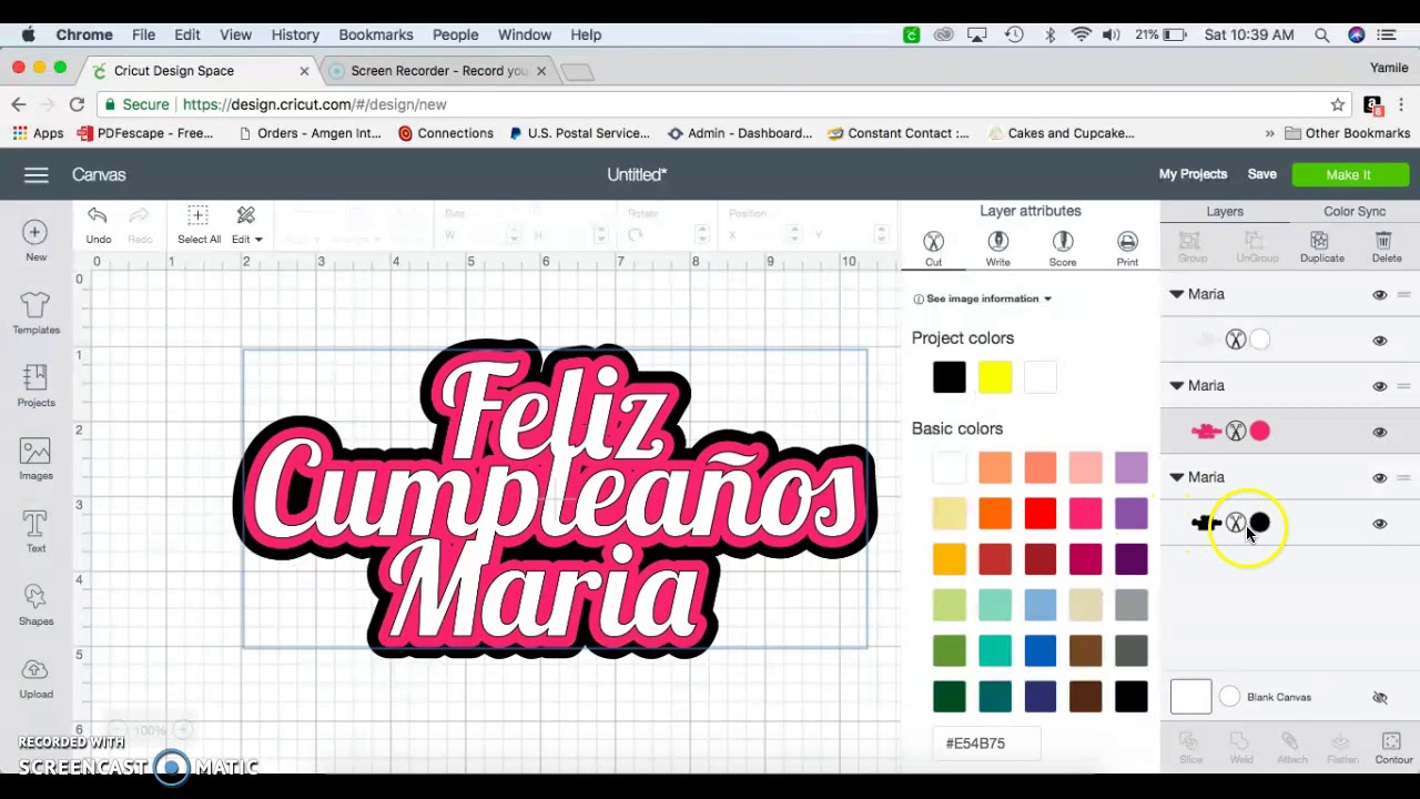 Agregar Sombras a Texto En Inkscape - Cricut En Espanol