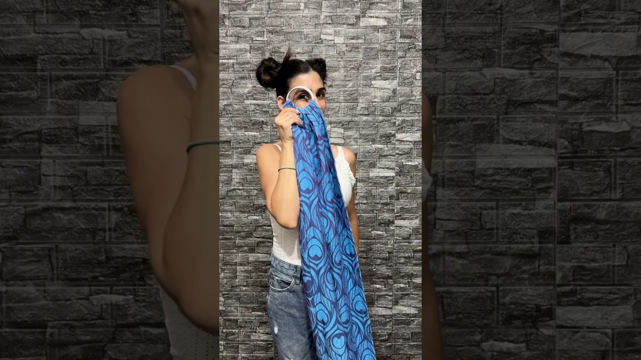 #RingSling Back Carry (Flipped) #babywearing365 #babywearing365inreallife #backcarry