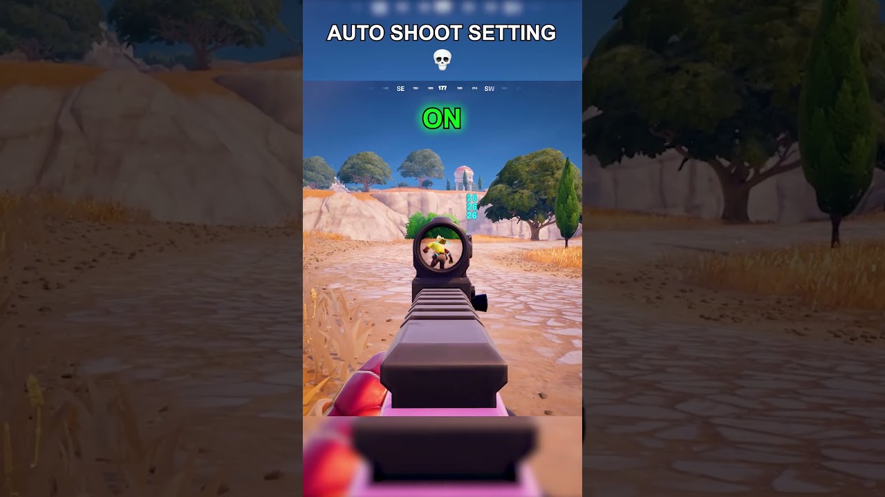NEW AUTO SHOOT SETTING IN FORTNITE 💀 #thrxve #fortnite #glitch