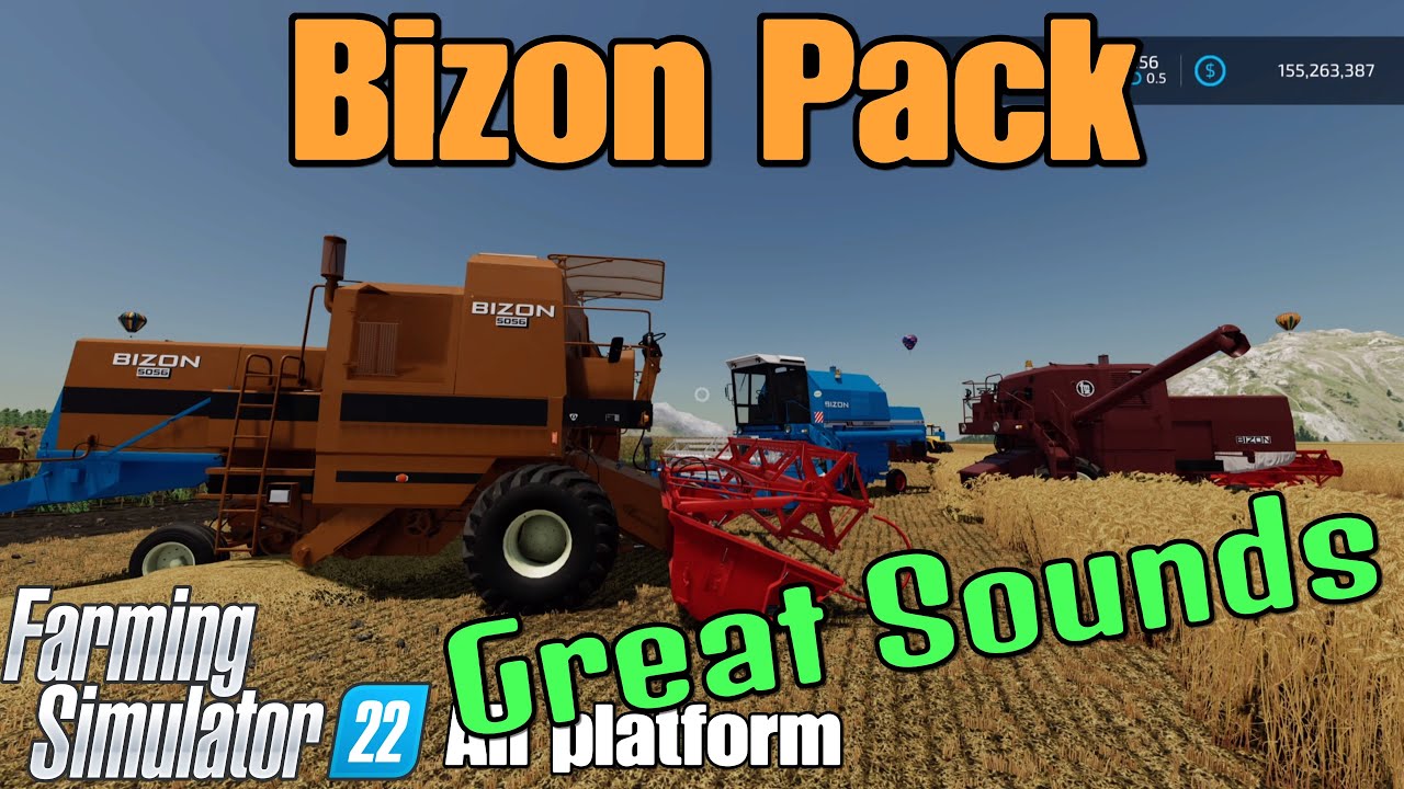 Bizon Pack  / FS22 mod for all platforms