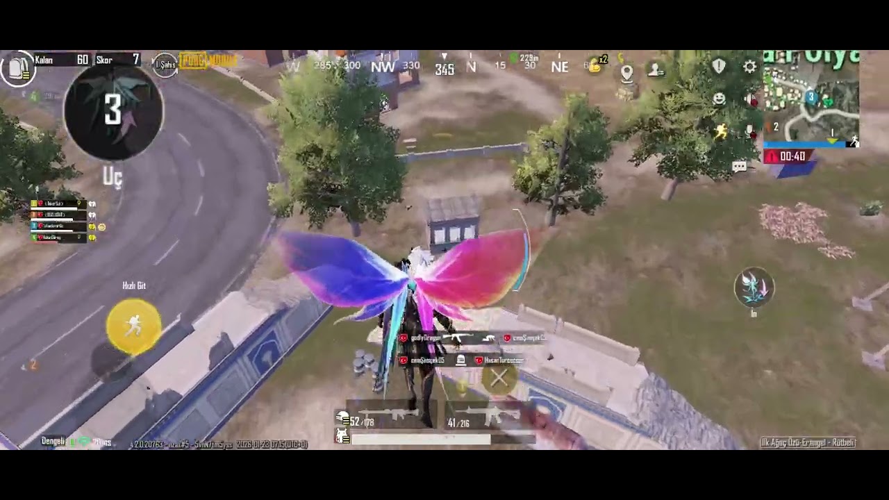 Arkadaşlar 1v4 diyorum.