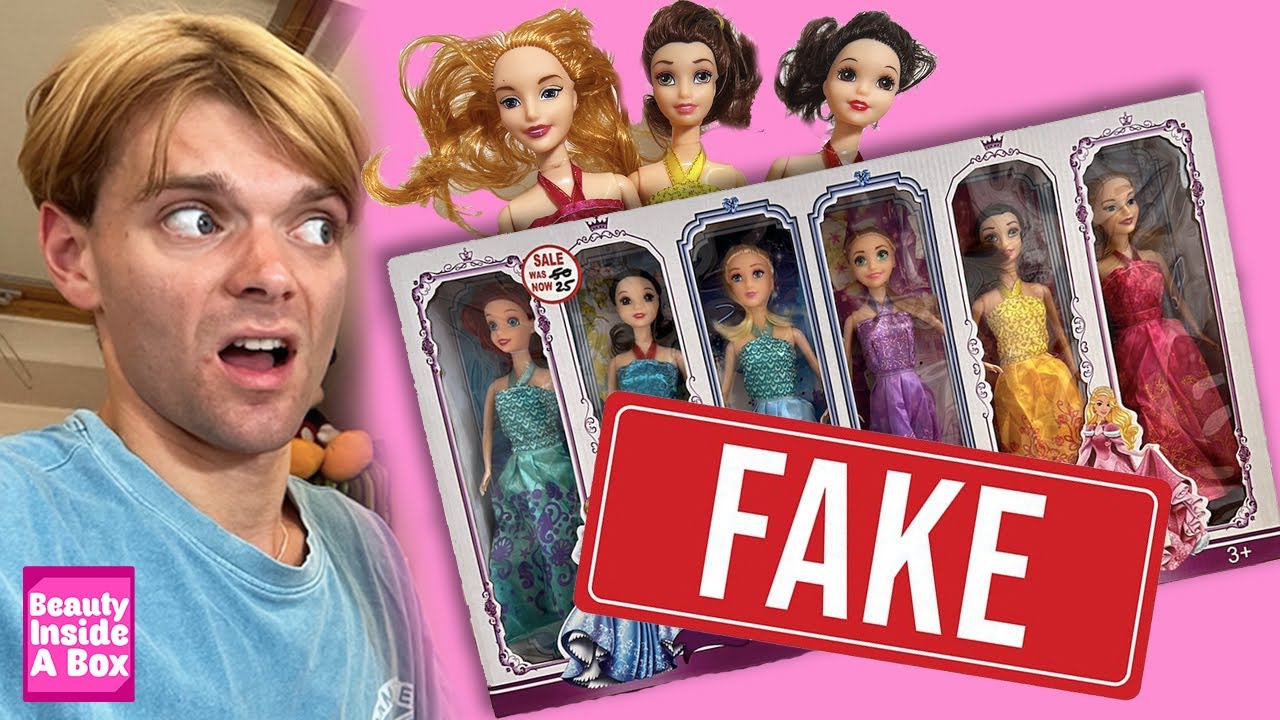 Weird FAKE Disney Princess Doll Set Unboxing! PART 10