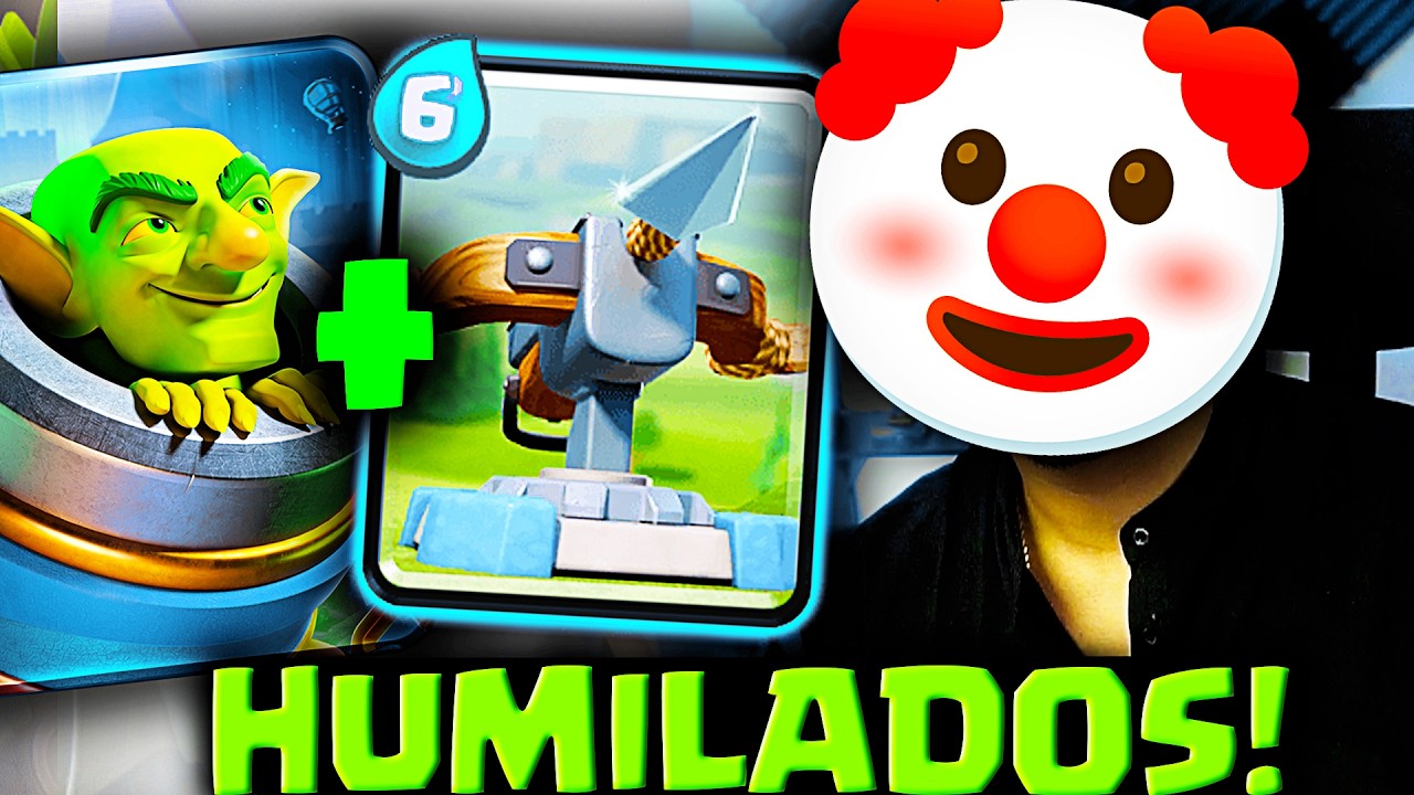 BALLESTA 🤮🤮🤮 MORTERO EVO TOXIC DECK CLASH ROYALE - YoSoyRick