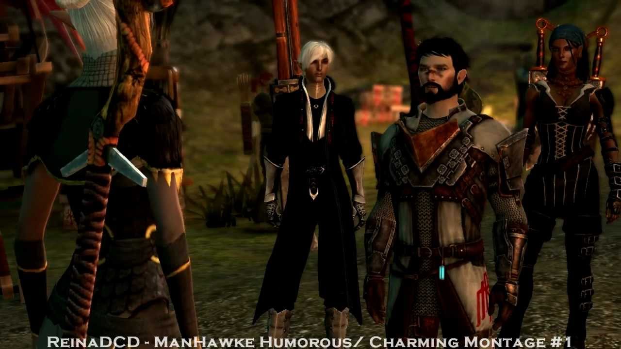 Dragon Age 2: ManHawke Humorous/Charming Personality Montage #1