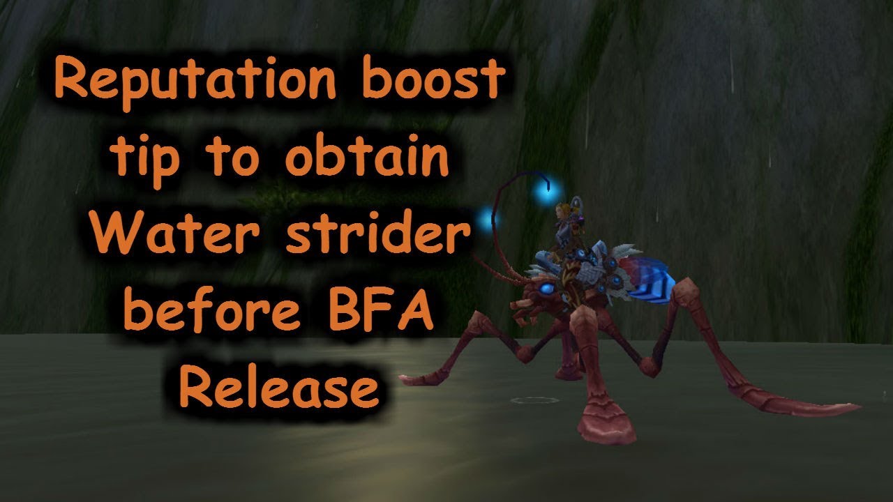 Get Azure water strider faster