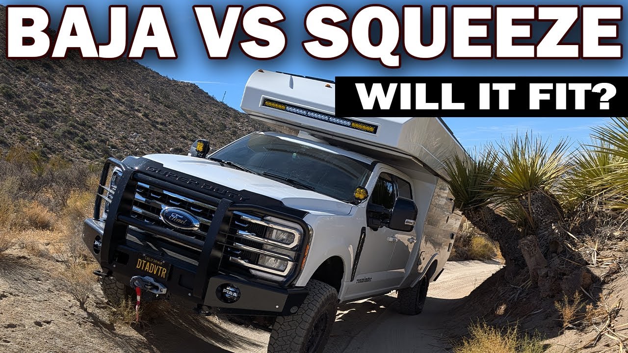 Taking a 12,000lb Expedition Rig to the 'The Squeeze Trail' | Rossmonster Baja vs. Famous Jeep Trail