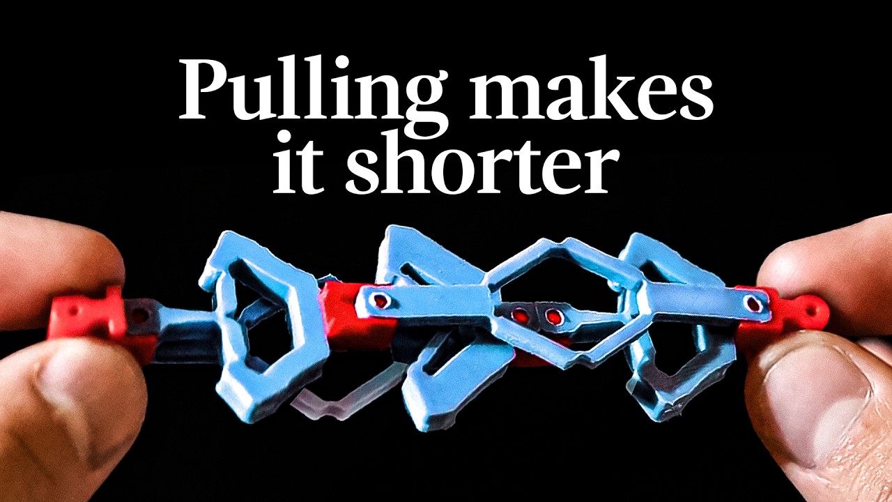 This mechanism shrinks when pulled