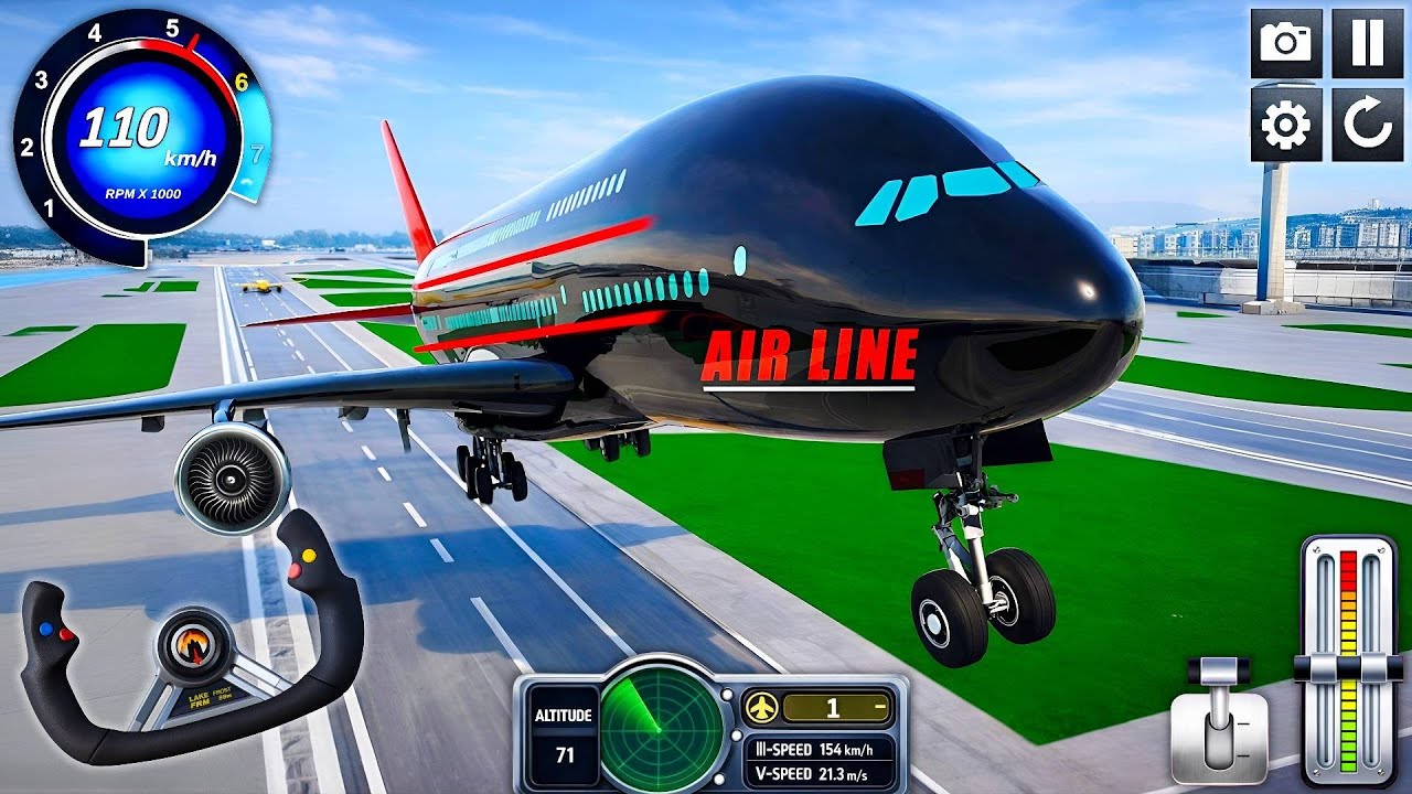 Flight Airplane City Pilot Simulator - Boeing Emergency Landing Goes Wrong 🚨✈️ (Android Gameplay)