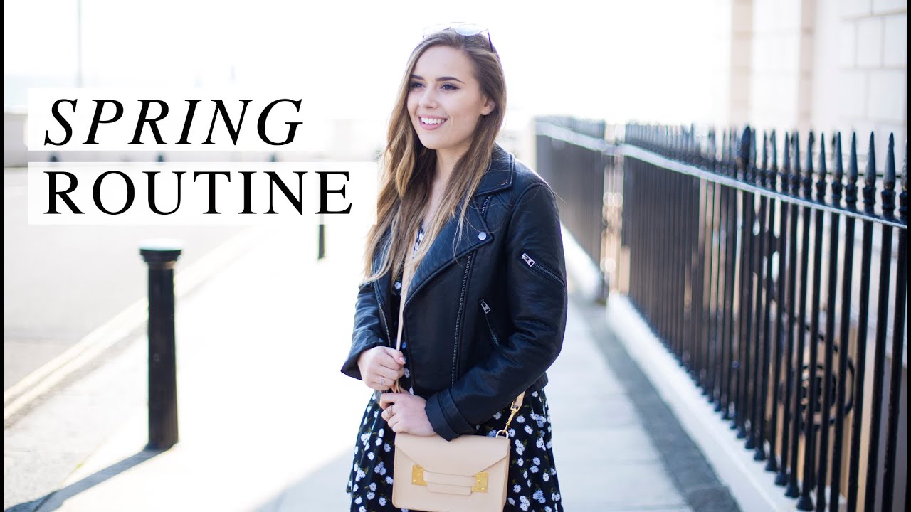 EVERYDAY SPRING GET READY ROUTINE | Hello October | AD