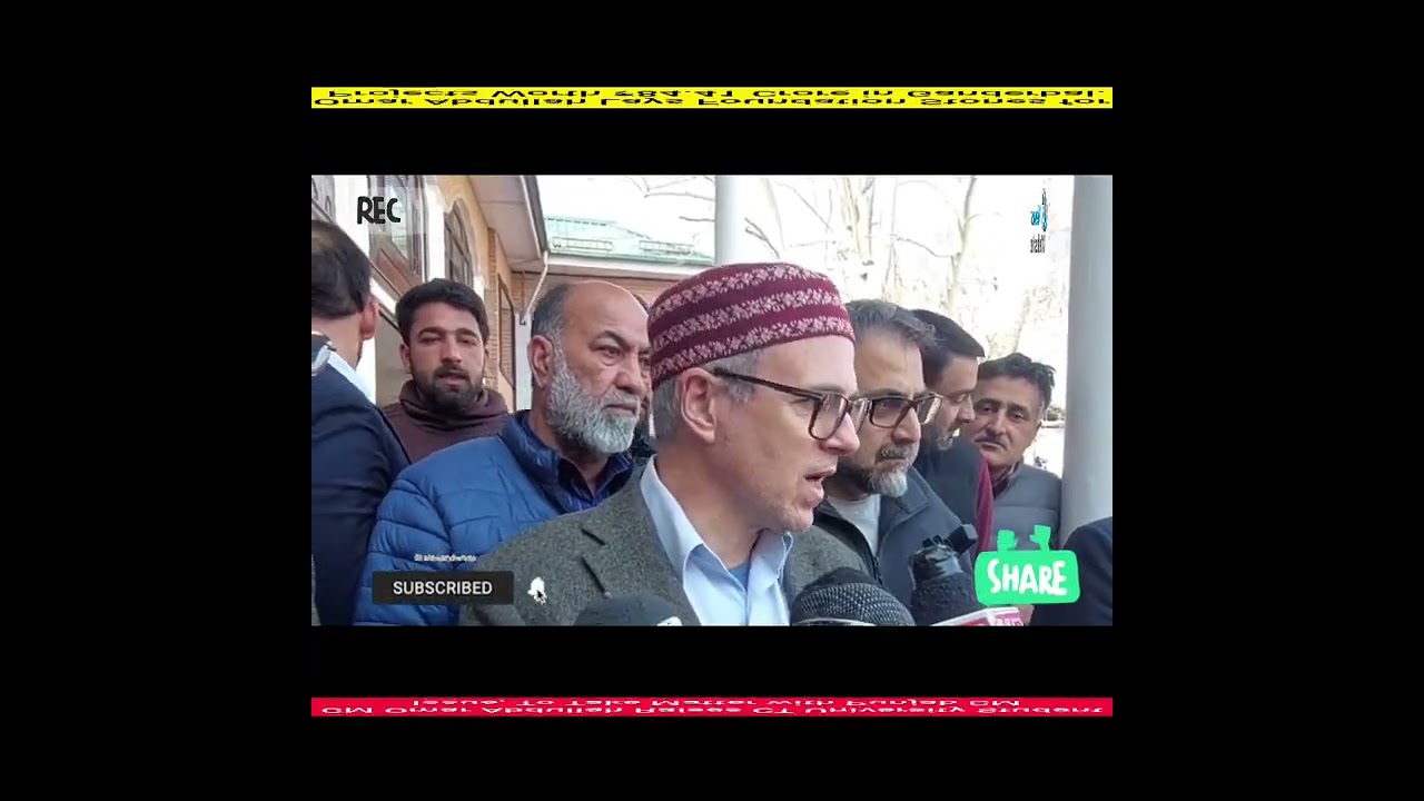 Omar Abdullah Lays Foundation Stones for Projects Worth ₹84.41 Crore in GanderbalCM Omar Abdullah 