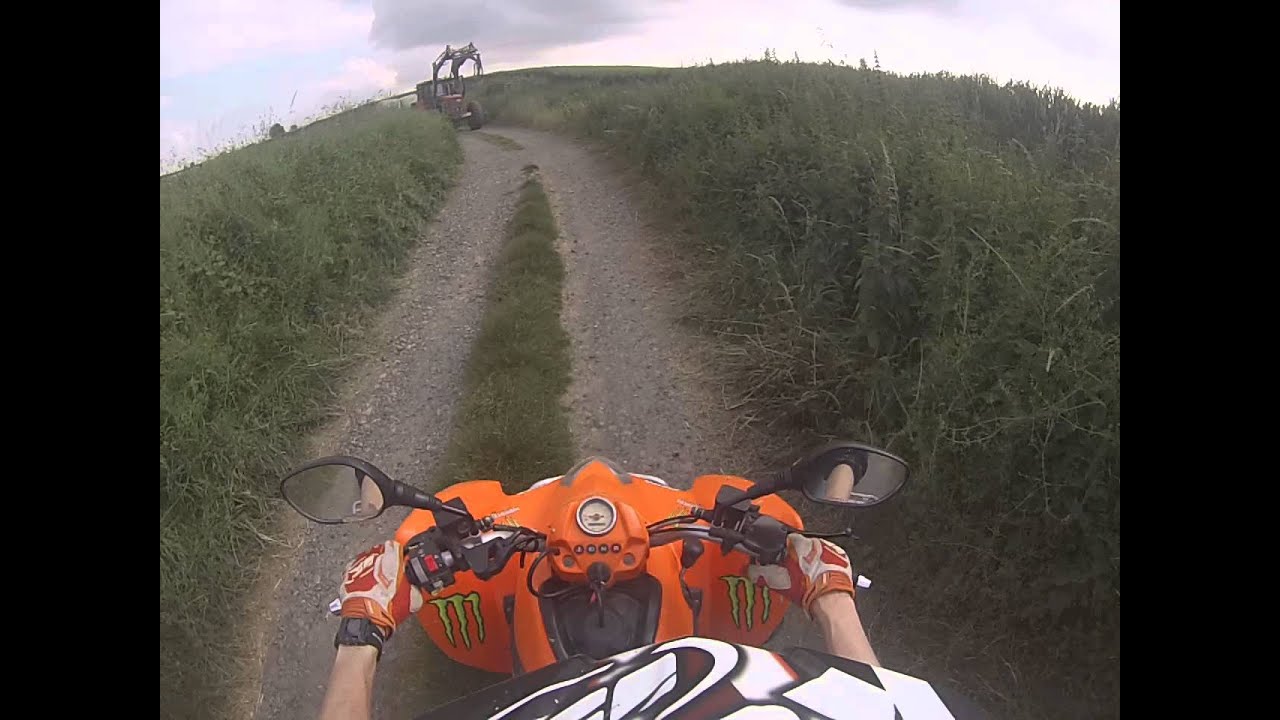 quad kymco maxxer 300 go pro