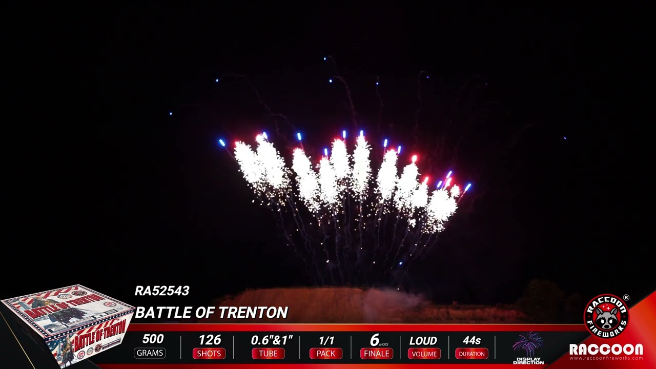 RA52543 Battle of Trenton Raccoon 2025 500G Cake 126 Shots -RWB Series
