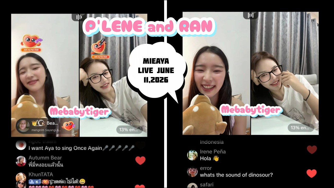 MIEAYA MIEPHAT AYAORAPAN | P'LENE AND RAN live june 11, 2026 #lovebeyonddreams 