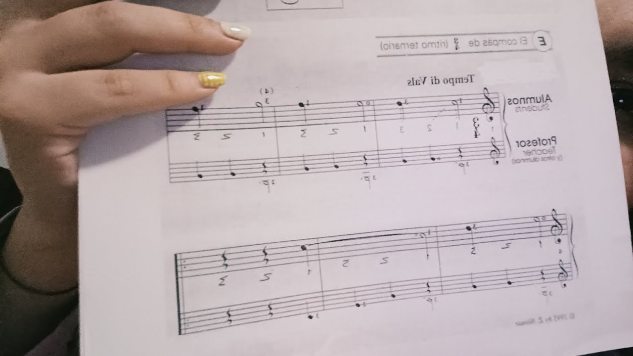El compás de 3/4 (ritmo ternario). Lección 5.