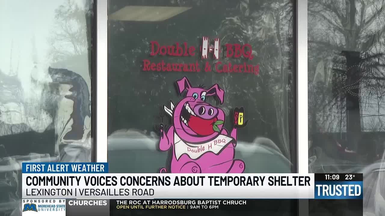 Lexington temporary shelter sparks some community concerns