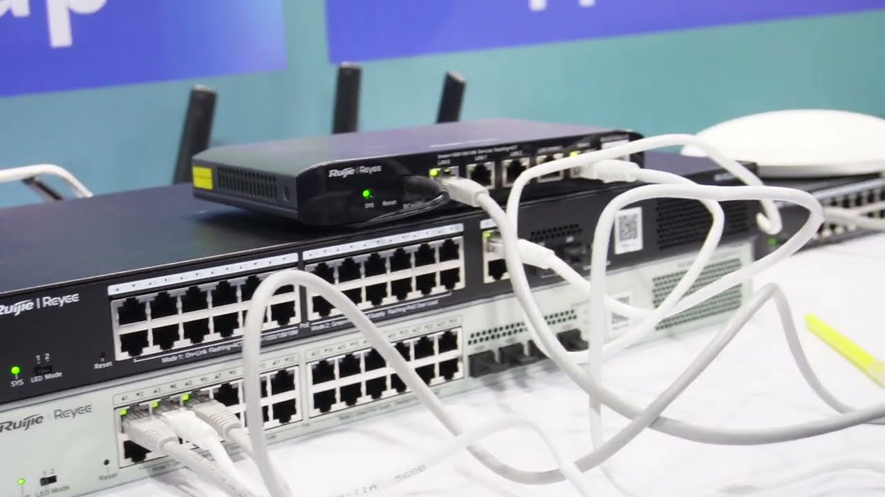 Ruiji Cloud Manage Network Switch | POE 250 mtr | TECNOTRON