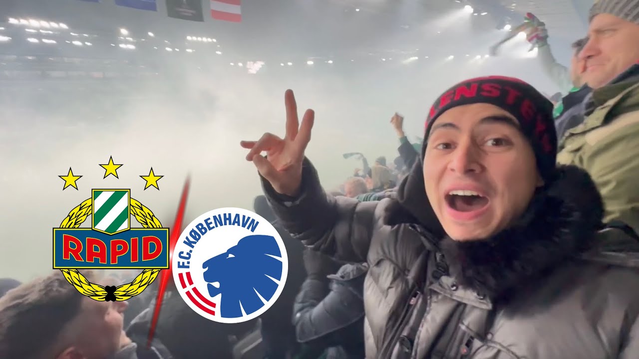 EINFACH NUR UNGLAUBLICH!🔥🤯 +Fanmarsch von FCK | RAPID WIEN vs FC KØBENHAVN | Stadionvlog